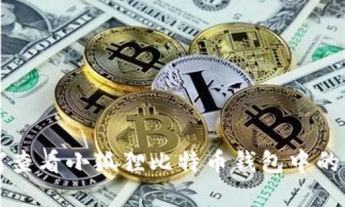 如何查看小狐狸比特币钱包中的资产