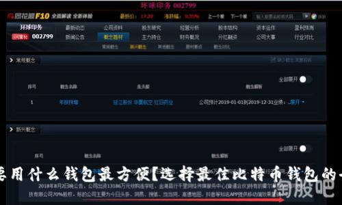 比特币要用什么钱包最方便？选择最佳比特币钱包的全面指南